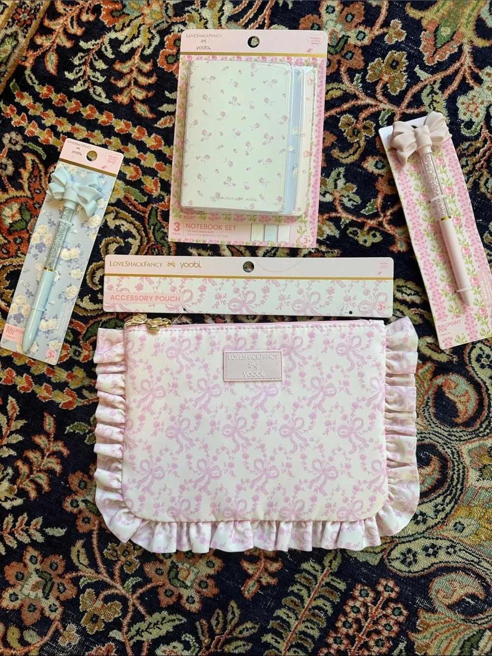 LoveShackFancy x Yoobi school supplies set